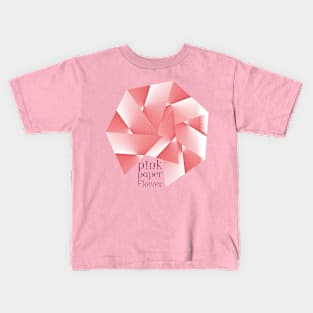 PINK PAPER FLOWER Kids T-Shirt